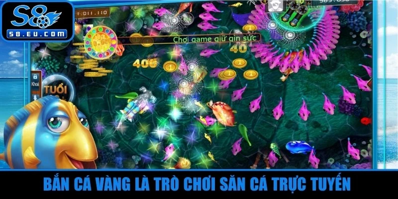 Bắn cá vàng là trò chơi săn cá trực tuyến lấy bối cảnh đại dương
